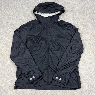 Chaqueta cortavientos Agnes B Sport Paris cremallera completa exterior para mujer talla 2 azul marino Foto 1 de 4