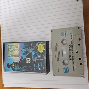 “RARE” STREETS OF FIRE Motion Picture Soundtrack Cassette Tape - Picture 1 of 5
