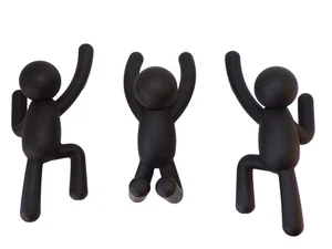 Umbra Buddy Wall Hooks Decorative Wall Mounted Coat Hooks Modern Decor Plastic - Picture 1 of 12