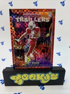 2024 TREY BENSON ROOKIES & STARS THRILLERS RED PLAID T-TBN MINT CARDINALS ROOKIE - Picture 1 of 11