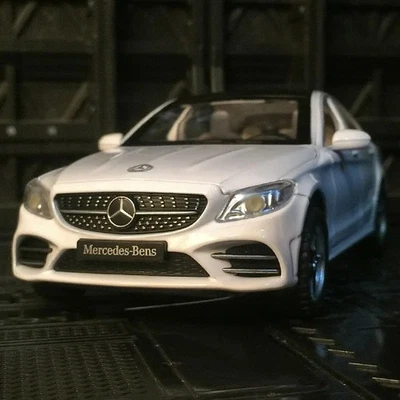 1:32 Mercedes Benz C260L Alloy Diecast Model Sports Car Sounds Lights Gift Toys - Image 1 of 4