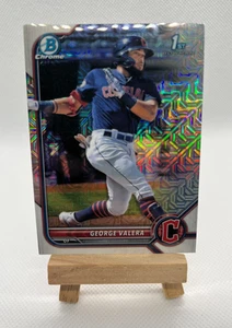 2022 Bowman - 1st Chrome Prospects Mojo Refractor George Valera Guardians - Bild 1 von 2