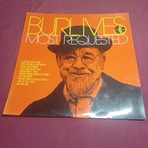 RARE Burl Ives Most Requested 1975 12” Vinyl LP Vintage EX/EX - Picture 1 of 4