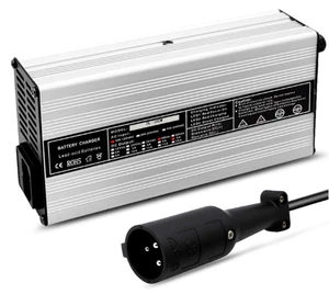 Cargador de batería para carro de golf 6 amperios 48 voltios con enchufe redondo de 3 pines compatible con DS - Imagen 1 de 5