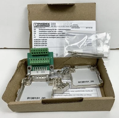 PHOENIX CONTACT SUBCON , 15/M-SH - D-SUB CONNECTOR 2761606 : New Open Box - Image 1 of 4