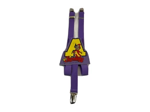 Suspendentifs vintage garçons Alvin and The Chipmunks 1990 violet - Photo 1/7