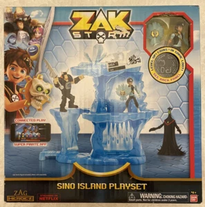 NIB Zak Storm Sino Island Action Figure Playset - Zag Heroez Bandai Netflix - Picture 1 of 5