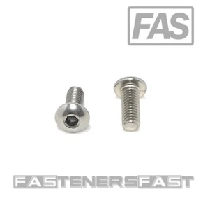 (25) Tornillos de cabeza de botón de acero inoxidable M4 x 0,7 x 10 ISO7380 M4-,70 - Imagen 1 de 4