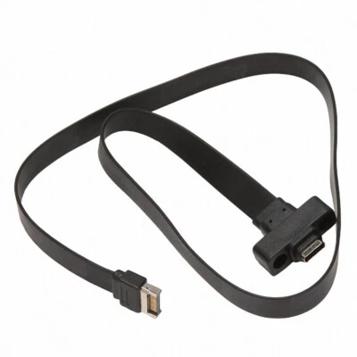 USB 3.1 Front Panel Type E Male To USB-C Type C Expansion Cable Computer6525 - Image 1 of 4