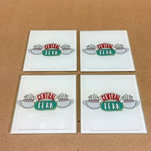 Friends Central Perk Set of 4 Glass Drink Coasters - Picture 1 of 13