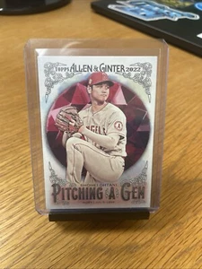 2022 Topps Allen e Ginter Shohei Ohtani lanciano una gemma #PAG9 Angeli - Foto 1 di 2