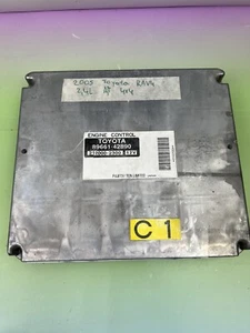 2004-2005 TOYOTA RAV4 RAV-4 2.4L ECU ECM PCM ENGINE CONTROL MODULE 89661-42B90 - Picture 1 of 19