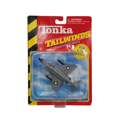 McDonnell Douglas F-4J Phantom II Jet Tonka Tailwinds réplica de metal fundido vintage 1999 - Imagem 1 de 4