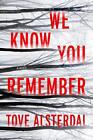 We Know You Remember A Mystery Novel By Tove Alsterdal English Paperback Book