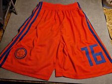 COLOMBIA AWAY FOOTBALL SHORTS SIZE SMALL ADULT 10-12yrs ADIDAS GC