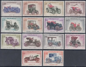 MONACO Sc # 485-98 CPL MNH PRE 1912 AUTOMOBILES - Picture 1 of 1