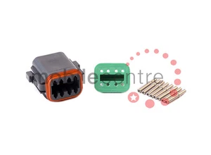 Deutsch DT 06 8S enchufe W8S wedgellock DT06-8S contactos for 0,5 mm > 1,0 mm cable CSA - Imagen 1 de 1