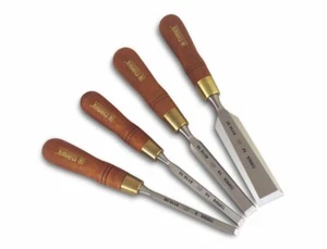 Narex 4 Piece Premium Bevel Edge Chisel Set (8, 10, 16, 32mm) 863202 - Picture 1 of 2