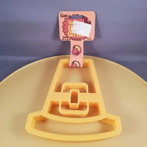 Sombrero de Peregrino de Acción de Gracias Cortador de Galletas Gigante 6 pulgadas Hecho en EE. UU. - Imagen 1 de 8