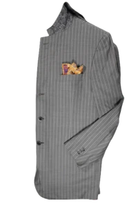 Brioni Nomentano Mens Suit Jacket Blazer 44" Super 180's Italy 3-Roll-2 Office - Picture 1 of 12