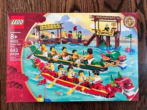 LEGO Drachenbootrennen 80103 Chinesisches Mondneujahr Brandneu nicht mehr im Handel erhältlich versiegelt - Bild 1 von 6