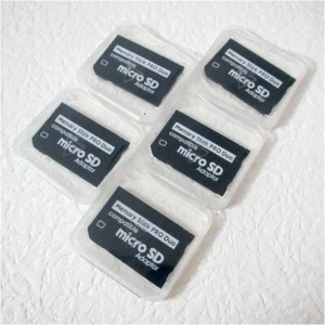 5 PIEZAS Micro SD a Memory Stick MS Pro Duo Adaptador Lector de Tarjetas para PSP 1000 - Imagen 1 de 19