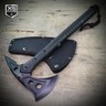 15" BLACK Tactical Hunting TOMAHAWK AXE Throwing Battle HATCHET Camping Hiking