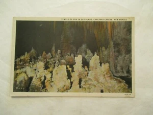 New Mexico Postkarte Karlsbad Höhle Tempel der Sonne Feenland NM - Bild 1 von 2