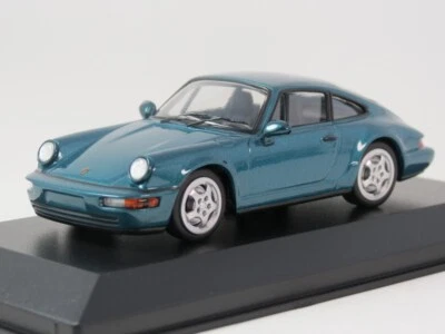 Minichamps Maxichamps Porsche 911 (964) Carrera 2 turquoise 1989 1/43 940062921 - Immagine 1 di 4