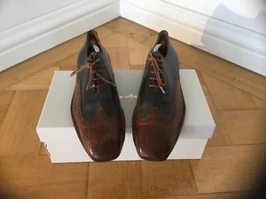 Herren Schuhe - Gr. 43 - Leder - zweifarbig - Bild 1 von 6