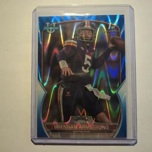 2022 Bowman Chrome University Brennan Armstrong 1° Bowman Lava Blu #/199 - Foto 1 di 7