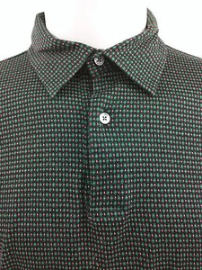 BOBBY JONES COLLECTION Red Green Diamond Pattern Polo Golf Shirt Size XXL - Picture 1 of 4