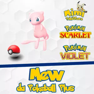 Mew di Pokeball Plus 6IVs - Pokémon scarlatto e viola - Foto 1 di 1