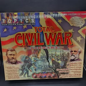 Total Civil War Library By Topics 5 CD-Rom Edition Software - Picture 1 of 10
