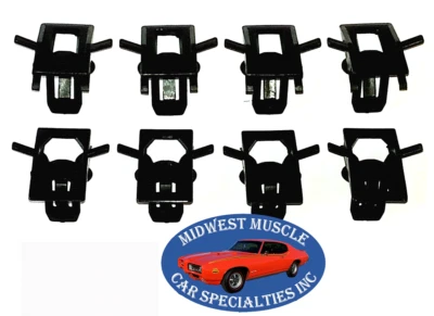 GM Windshield Window Headliner Pillar Trim Garnish Moulding Molding Clips 8pc D - Image 1 of 4