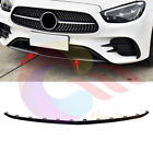 ? Glossy Black Front Bumper Middle Molding Trim For Mercedes W213 E-Class 21-23