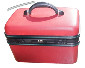 Beauty-case-Kosmetikkoffer- -Hartschale bordeaux - Bild 1 von 4