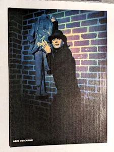 RECORTE DE PÓSTER PINUP OZZY OSBOURNE / BLACK SABBATH / REVISTA DE PÁGINA COMPLETA (38) - Imagen 1 de 2