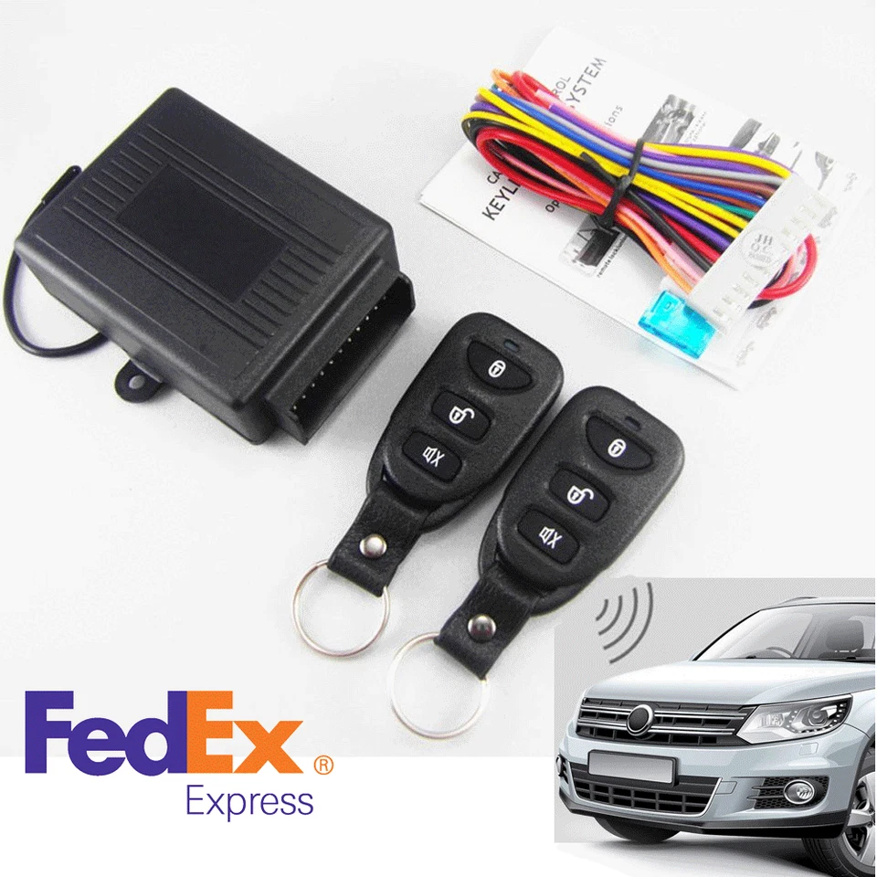 Universal Car Keyless Entry Remote Control Door Lock Security Alarm System (USA) Foto 1 de 4