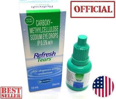 Refresh Tears OFFICIAL USA Fresh Lubricant Eye Drops Eyes VISION - Image 1 of 4