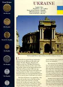 Coins from Around the World Ukraine 1992-2008 BU UNC 1 Hryvnia 1996