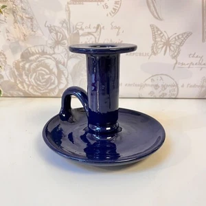 Studio Pottery Ceramic Candlestick. Large. Chunky. Chevalfer Portugal - Picture 1 of 7