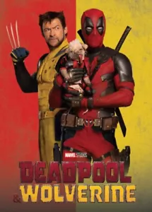 Deadpool & Wolverine (Deadpool 3) Película - Tarjeta Promocional 16 - Jackman Reynolds - Imagen 1 de 2