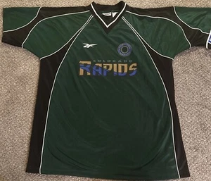 Vintage Colorado Rapids NWT MLS 1997/98 Home Soccer Jersey Kit Reebok XL Green - Picture 1 of 21