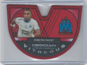 2020-21 Panini Obsidian Vitreous Electric Etch Red Flood #14 Dimitri Payet 14/28 - Picture 1 of 2