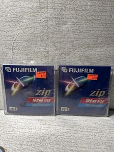 Fujifilm Computer Products ZIP 100 MB Disk IBM Formatted New Sealed Lot Of 2 - Picture 1 of 3