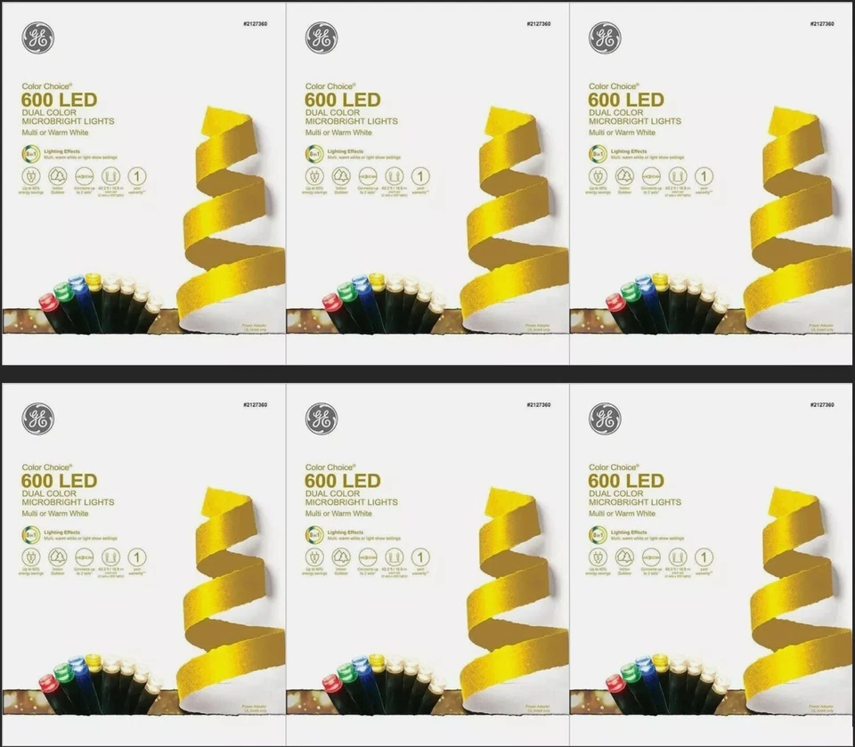 GE Color Choice 600 Changing LED Lights - Multicolor