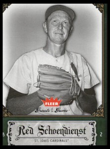 2006 Fleer Greats of the Game #74 Red Schoendienst St. Louis Cardinals