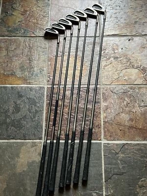 Lynx Predator 3-9 Iron Set RH Reg Flex Graphite Shafts - Need Grips - Image 1 of 4