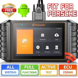 FOXWELL NT710 For Porsche Scanner OBD2 Bidirectional Diagnostic ECU Coding Tool - Picture 1 of 17